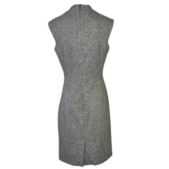 M.M. Lafleur Womens V-Neck Wool Blend Dress Size 2 Modest Minimalist Business - Picture 2 of 7